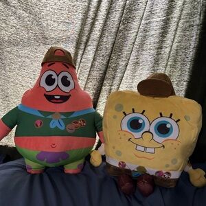 SpongeBob and Patrick 15” Plush Toys